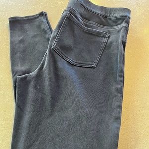 Spanx Black XL Denim Leggings / Jean-ish Leggings